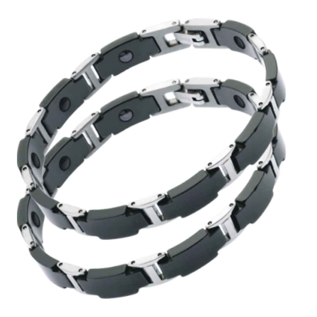 17- Ti- Energy Bracelet(Crystal Black ,Men’s Edition)